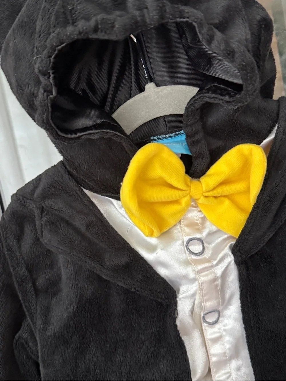 Y2k Disney Mickey Mouse tuxedo costume jumpsuit toddler baby bowtie hooded ears
